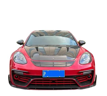 MSY Panamera 971 Корпусный комплект Красное углеродное волокно Заменить передний бампер Спойлер Широкофюзеляжный комплект