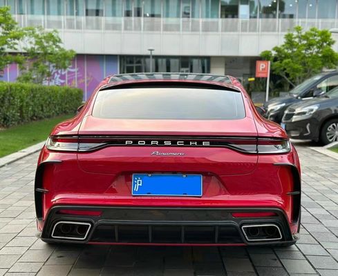 MSY Panamera 971 Корпусный комплект Красное углеродное волокно Заменить передний бампер Спойлер Широкофюзеляжный комплект