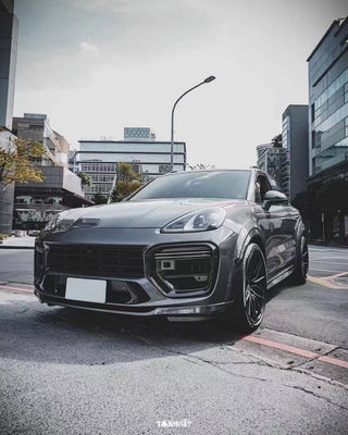 Cayenne Porsche Body Kit Сухой диффузер для передних губ из углеродного волокна MTR Style