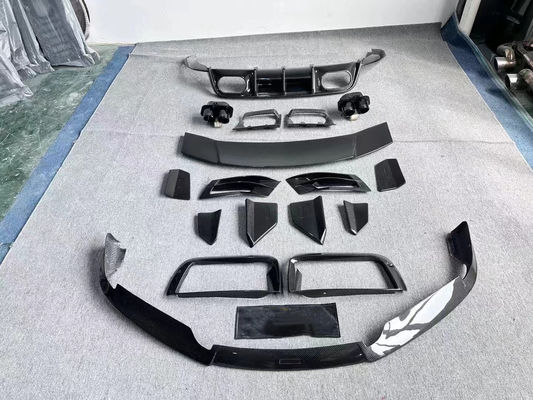 Ремонт Porsche 992 Body Kit BS Style Turbo Widebody Diffuser Spoiler Сухое углеродное волокно