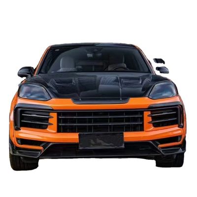Porsche Cayenne Широкофюзеляжный кузовный комплект MSY стиль передний губный диффузер спойлер кузовный комплект Porsche