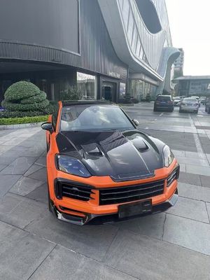 Porsche Cayenne Широкофюзеляжный кузовный комплект MSY стиль передний губный диффузер спойлер кузовный комплект Porsche