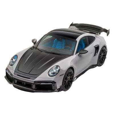 992 Turbo Porsche Body Kit Углеродное волокно MSY стиль Diy Задний бампер Спойлер капот