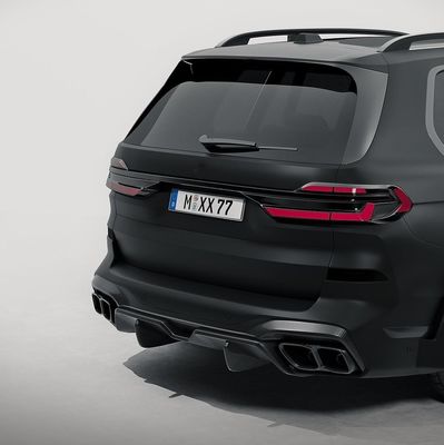 Для BMW X7 Карбоновое корпусное оборудование X7 Карбоновое корпусное оборудование передний губный диффузор спойлер капюшон Боковая юбка Широкий корпус