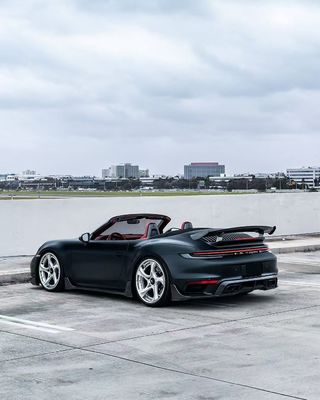 992 Porsche Body Kit 2019 - 2020 1016 стиль Углеродные волокна корпус комплект Диффузер спойлер
