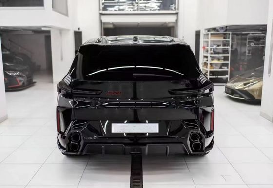 Для BMW XM Углеродные волокна Широкостроительный комплект XM Upgrades RNG-стиль Углеродные волокна Передний губный диффузер Колесо арки Спойлер Hood Широкостроительный корпус