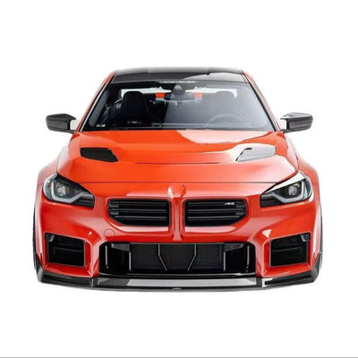 Для BMW M2 Карбоновое корпусное оборудование M2 Усовершенствованный карбоновое корпусное оборудование Ворс-стиль Карбоновое переднее губовое диффузер Спойлер капюшон Боковая юбка