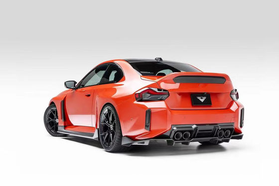 Для BMW M2 Карбоновое корпусное оборудование M2 Усовершенствованный карбоновое корпусное оборудование Ворс-стиль Карбоновое переднее губовое диффузер Спойлер капюшон Боковая юбка
