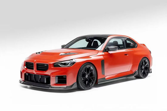 Для BMW M2 Карбоновое корпусное оборудование M2 Усовершенствованный карбоновое корпусное оборудование Ворс-стиль Карбоновое переднее губовое диффузер Спойлер капюшон Боковая юбка