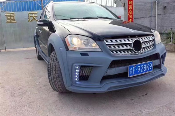 WALD Style Wide Bodyki для Mercedes W164 ML300 ML350 ML400 ML500 ML63 Боди-кит Передняя и задняя боковые юбки