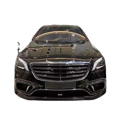 БРАСС ТАЙЛ Фронтальный лопатый задний диффузер для Mercedes-Benz W222 AMG S63 S65 S63 S65 Комплект корпуса из углеродного волокна
