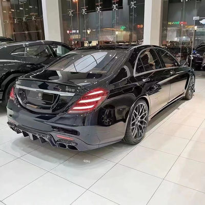 БРАСС ТАЙЛ Фронтальный лопатый задний диффузер для Mercedes-Benz W222 AMG S63 S65 S63 S65 Комплект корпуса из углеродного волокна