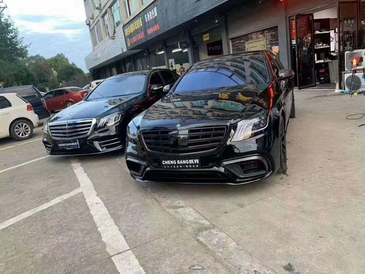 БРАСС ТАЙЛ Фронтальный лопатый задний диффузер для Mercedes-Benz W222 AMG S63 S65 S63 S65 Комплект корпуса из углеродного волокна