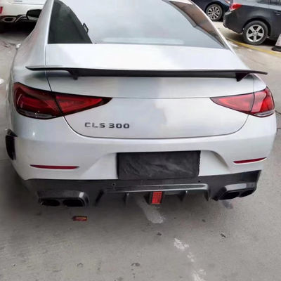 Продажа 2018-2022 для Mercedes CLS300 CLS350 W257 Комплект корпуса из углеродного волокна CLS Углеродный волокна передний скоп спойлер задний диффузер