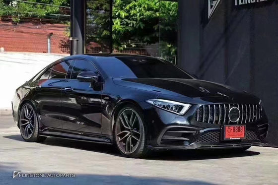Продажа 2018-2022 для Mercedes CLS300 CLS350 W257 Комплект корпуса из углеродного волокна CLS Углеродный волокна передний скоп спойлер задний диффузер