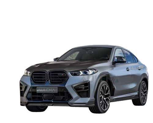 SUV Bmw X6 Корпусный комплект Углеродные волокна X6M Передний бампер Лоб Сплитер Боковый спойлер