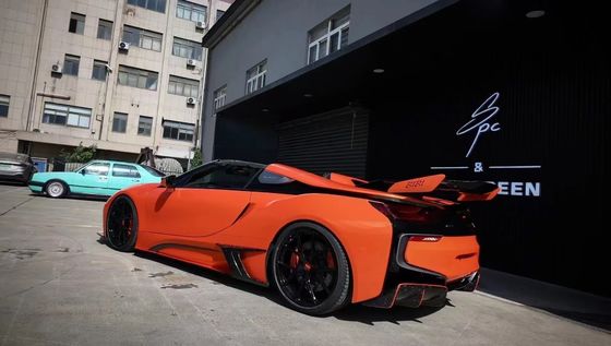 I8 BMW Body Kit Car 2018 - 2019 Углеродные волокна спойлер передний бампер спойлер крыло