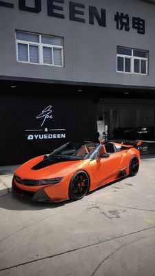 I8 BMW Body Kit Car 2018 - 2019 Углеродные волокна спойлер передний бампер спойлер крыло
