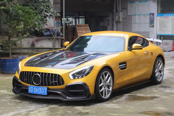 Для Mercedes AMG GT Carbon Fiber Body Kit AMG GT Carbon Fiber Front Lip Diffuser Спойлер