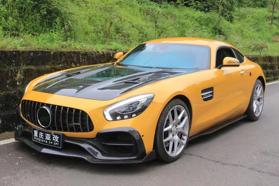Для Mercedes AMG GT Carbon Fiber Body Kit AMG GT Carbon Fiber Front Lip Diffuser Спойлер