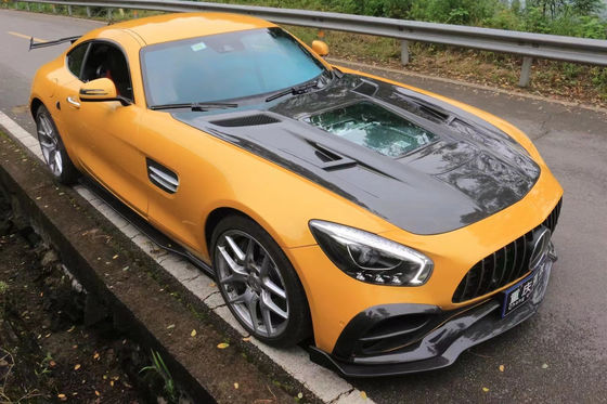 Для Mercedes AMG GT Carbon Fiber Body Kit AMG GT Carbon Fiber Front Lip Diffuser Спойлер