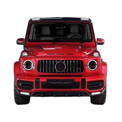 Высококачественный углеродный волокно W464 G500 G63 корпусный комплект W464 Upgrade Topcar Style Передняя лопатка Задняя губа спойлер