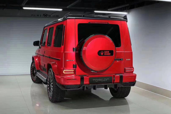Высококачественный углеродный волокно W464 G500 G63 корпусный комплект W464 Upgrade Topcar Style Передняя лопатка Задняя губа спойлер
