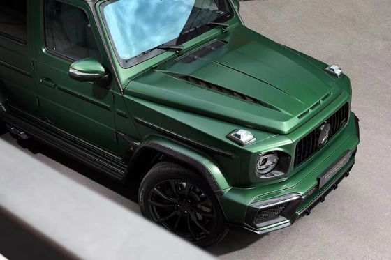Высококачественный углеродный волокно W464 G500 G63 корпусный комплект W464 Upgrade Topcar Style Передняя лопатка Задняя губа спойлер