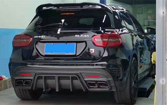Горячая продажа Gla45 Gla260 X156 Углеродные волокна корпусный комплект Gla45 Углеродные волокна задний диффузер 2014-2019