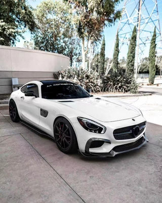 Для Mercedes AMG GT Carbon Fiber Body Kit AMG GT Carbon Fiber Front Lip Diffuser Спойлер