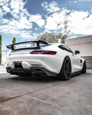 Для Mercedes AMG GT Carbon Fiber Body Kit AMG GT Carbon Fiber Front Lip Diffuser Спойлер