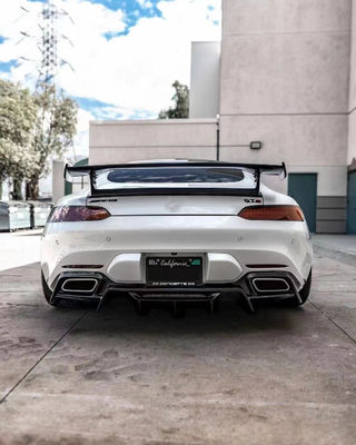 Для Mercedes AMG GT Carbon Fiber Body Kit AMG GT Carbon Fiber Front Lip Diffuser Спойлер