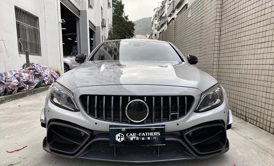 Новый продукт для Mercedes W205 AMG C63 Coupe Body Kit C63 Coupe Усовершенствованный IMP стиль передний бампер