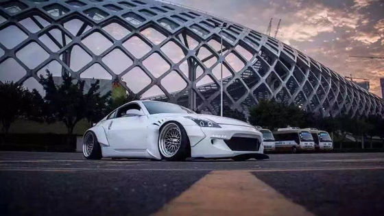 350Z Nissan Body Kit Резиновая волокна Бампер Задний диффузер Авто Передний спойлер Боковая юбка