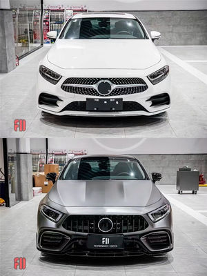 Для Mercedes CLS300 CLS350 W257 корпусный комплект CLS300 CLS350 Модернизированные передние и задние бамперы в стиле GT63S