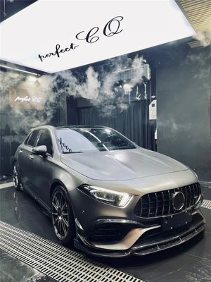 Новый продукт Комплект корпуса из углеродного волокна для Mercedes CLA45S W177 CLA45S W177 Углеродного волокна передняя лопатка диффузор спойлер