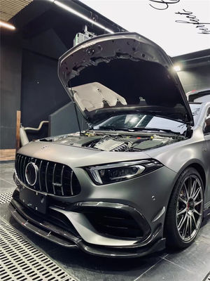 Новый продукт Комплект корпуса из углеродного волокна для Mercedes CLA45S W177 CLA45S W177 Углеродного волокна передняя лопатка диффузор спойлер