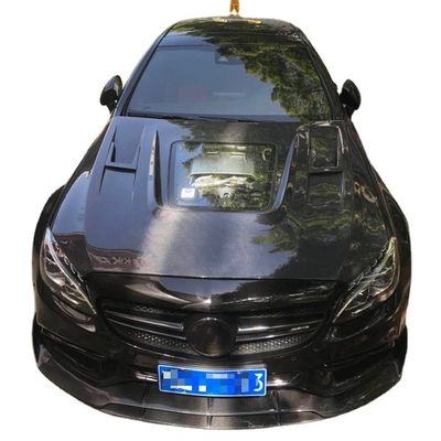 Покрытие из углеродного волокна для Benz C63 Coupe Углеродный волокна материал C63 Углеродные волокна капот капот двигателя