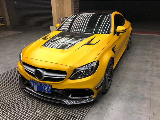Покрытие из углеродного волокна для Benz C63 Coupe Углеродный волокна материал C63 Углеродные волокна капот капот двигателя