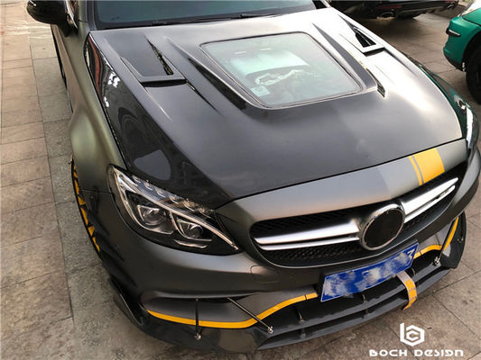 Покрытие из углеродного волокна для Benz C63 Coupe Углеродный волокна материал C63 Углеродные волокна капот капот двигателя