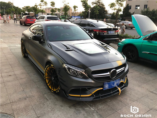 Покрытие из углеродного волокна для Benz C63 Coupe Углеродный волокна материал C63 Углеродные волокна капот капот двигателя