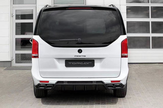 Корпусный комплект для Benz Vito V260 FRP + Углеродные волокна Vito V260 Обновленный TOPCAR стиль Передний и задний бампер корпусные комплекты