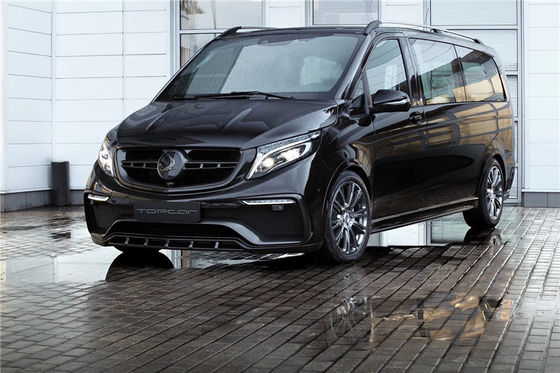 Корпусный комплект для Benz Vito V260 FRP + Углеродные волокна Vito V260 Обновленный TOPCAR стиль Передний и задний бампер корпусные комплекты