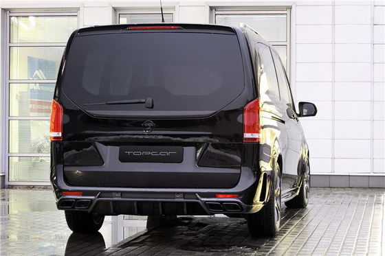 Корпусный комплект для Benz Vito V260 FRP + Углеродные волокна Vito V260 Обновленный TOPCAR стиль Передний и задний бампер корпусные комплекты