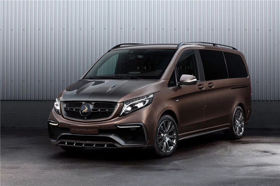 Корпусный комплект для Benz Vito V260 FRP + Углеродные волокна Vito V260 Обновленный TOPCAR стиль Передний и задний бампер корпусные комплекты