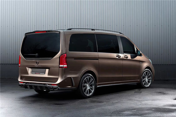 Корпусный комплект для Benz Vito V260 FRP + Углеродные волокна Vito V260 Обновленный TOPCAR стиль Передний и задний бампер корпусные комплекты