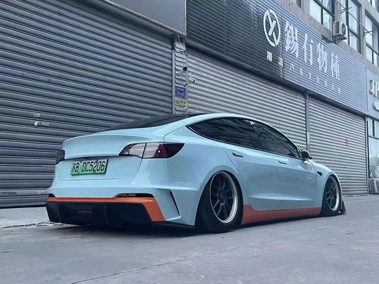 Новый продукт Model 3 Body Kit Model 3 Передние и задние бамперы 2019-2022 Резиновые волокна