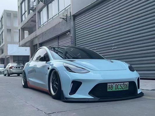 Новый продукт Model 3 Body Kit Model 3 Передние и задние бамперы 2019-2022 Резиновые волокна