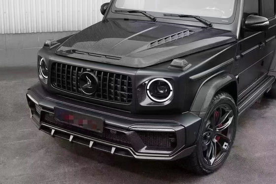 Для Benz G-класса W464 W463 G500 G550 G63 G350 Углеродные волокна Machine Cover
