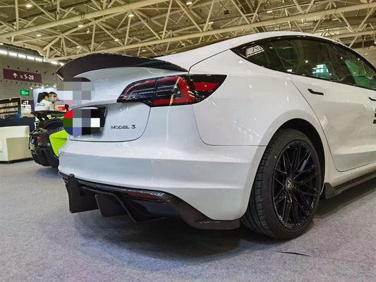 Продажа комплекта обновления корпуса Model 3 для Tesla Model 3 с робототехническими спойлерами переднего и заднего бампера